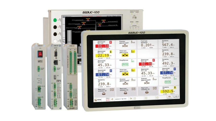 Modular controller for emergency protection, registration and control BAZIS-100