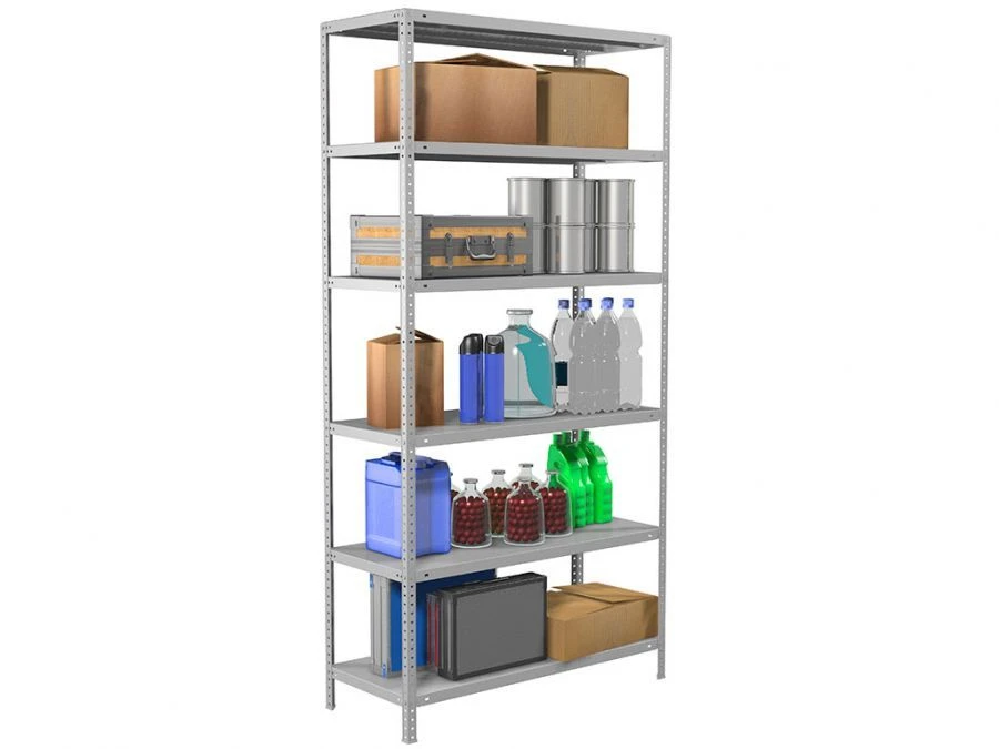 Metal shelving unit MS Standart 220/100x40/6