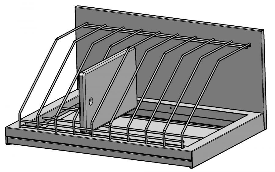 Kitchen shelf for boards PKD-300