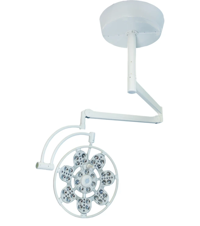 Surgical ceiling luminaire "EMALED 500 LT" single unit adjustable with emergency power supply