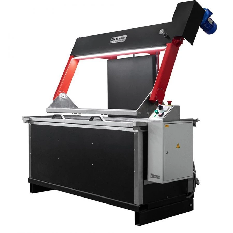 Installation for pressure testing of hydraulic cylinder-heads of UG series
