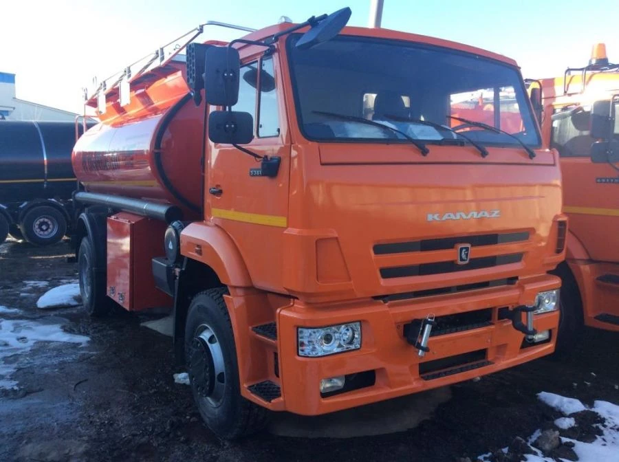 Tank truck for dangerous goods transportation type 9666D (Modifications 9666D1 on chassis 53605-A5)