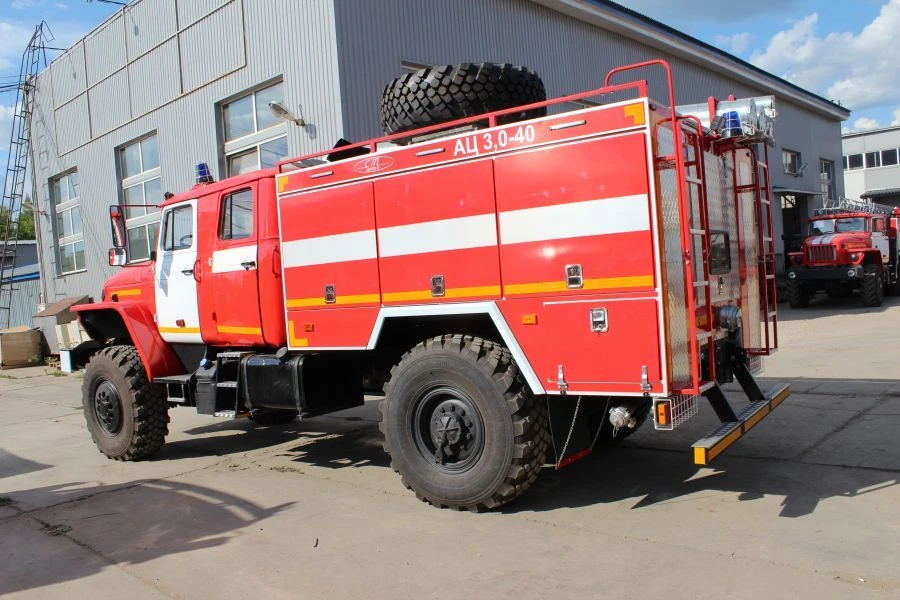 Fire tank truck ?? 3,0-40 (43206), type 4344?3, on chassis of Ural 43206-1151-61, 43206-1151-71 modifications
