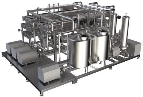 Ultrafiltration unit for whey protein concentration
