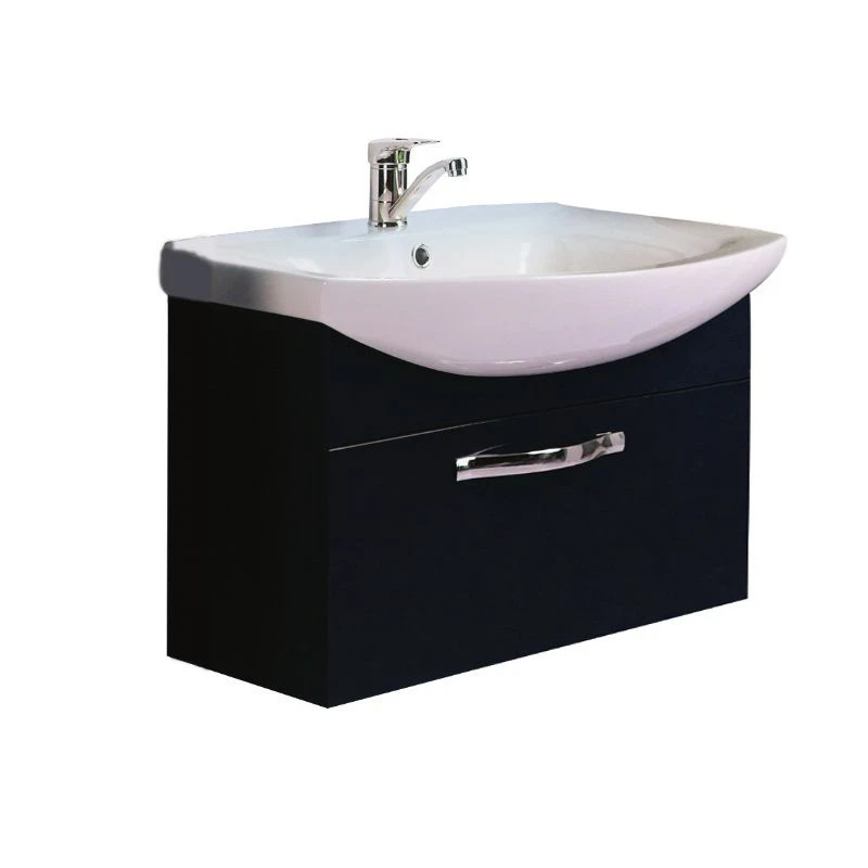 Cabinet under sink Aquaton Aria 65 black gloss 1A134001AA9501.A134.0.01A.A95.0