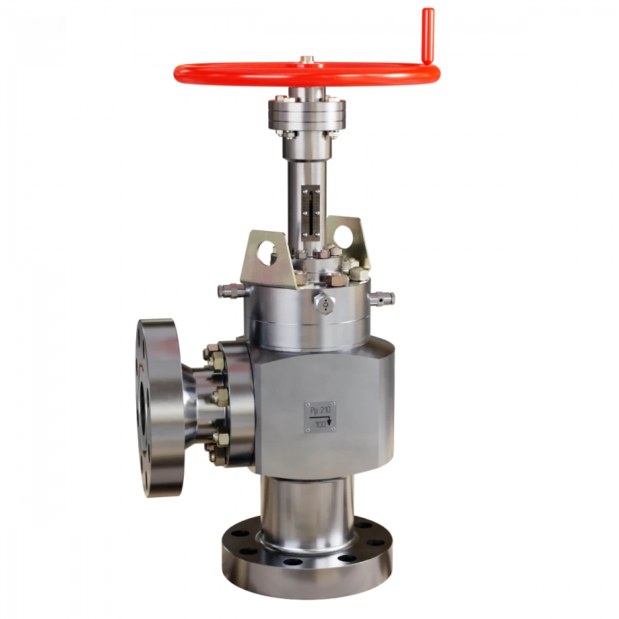 Shut-off and regulating valve UZR angular