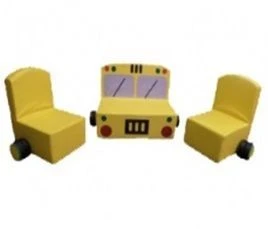Play set of upholstered furniture "Car"