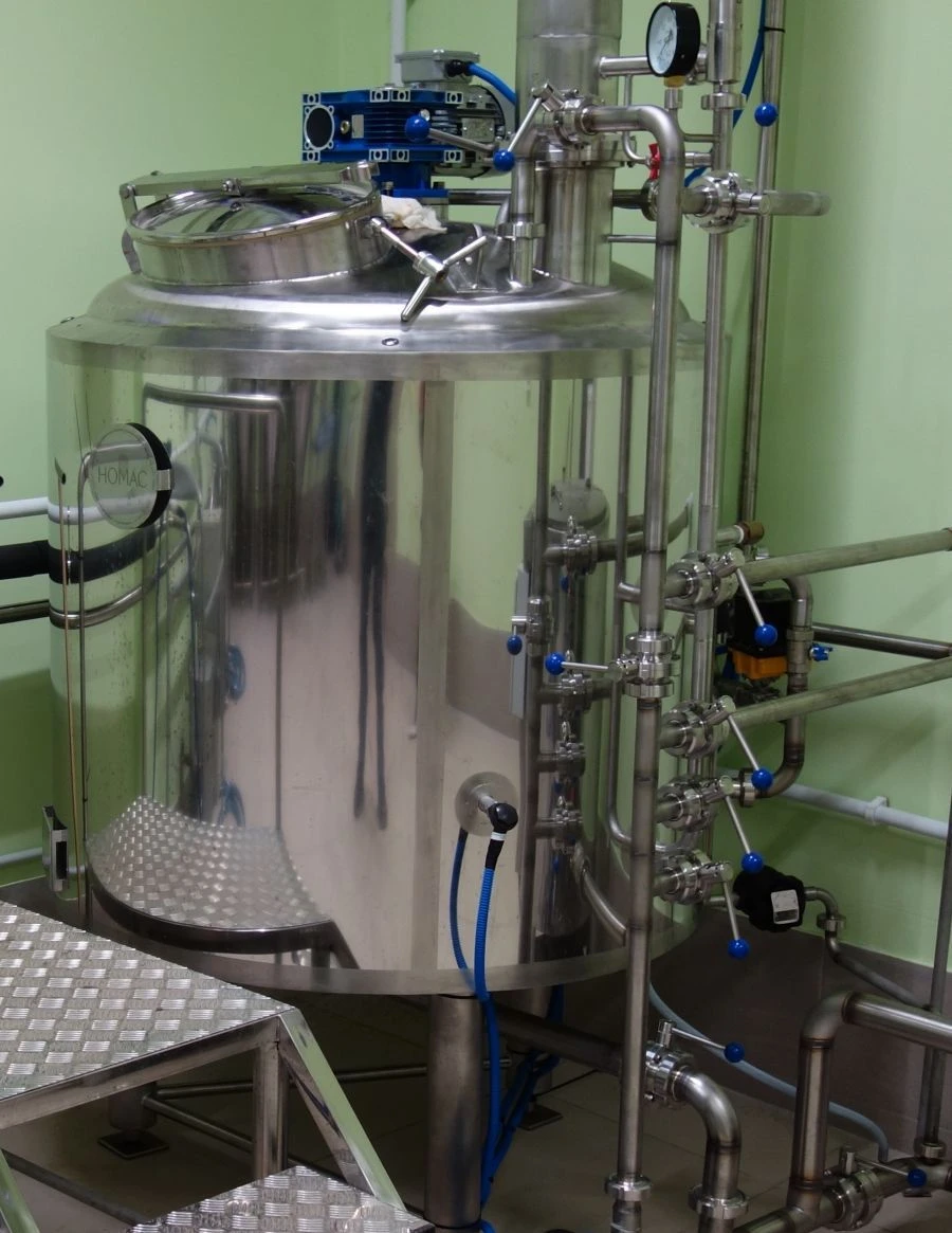 Syrup cooker SA, capacity 50-50000 litres (0,05-50 cubic metres), made according to TU 5131-003-53838447-2014.