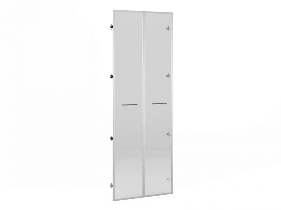 Set of glass doors in aluminium profile large, art. no. MP414