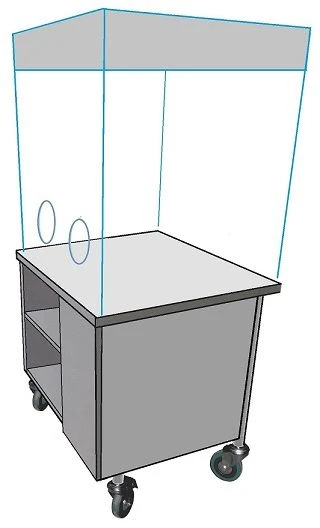 Mobile demo cabinet project SI56.13.22.00