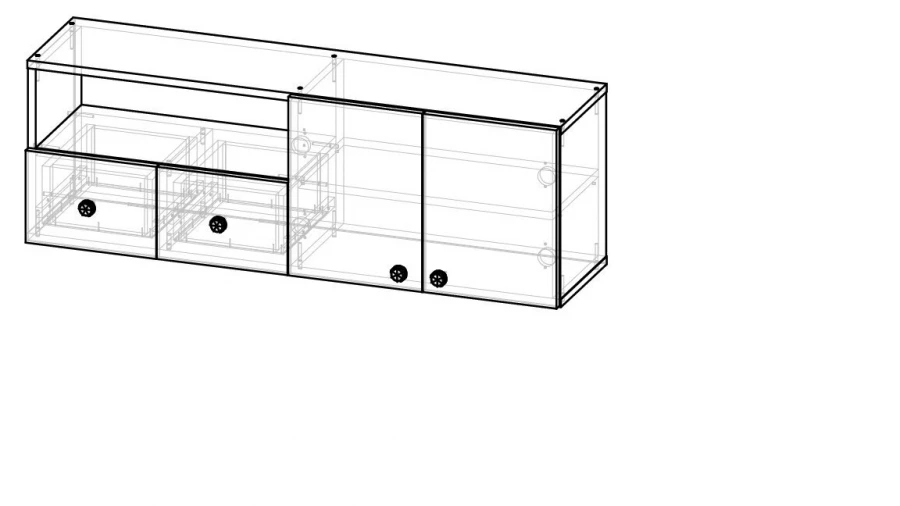 Wall cupboard for fittings SHK 6 NF