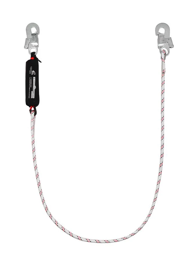Single non-adjustable rope sling with shock absorber "aB11", item number vnt aB11