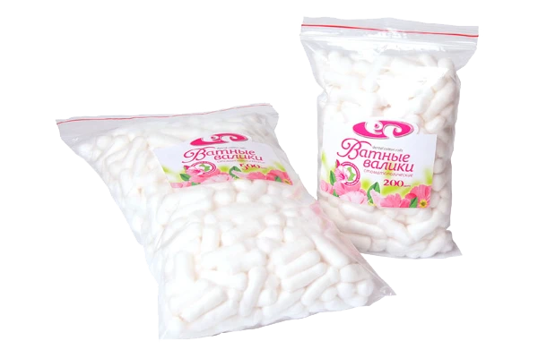 Non-sterile medical cotton rolls according to TU 8195-009-44881728-2010