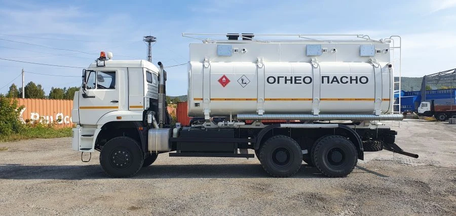 Fuel tanker ATZ, TZA 4671G6-11 on chassis Kamaz 65225-54