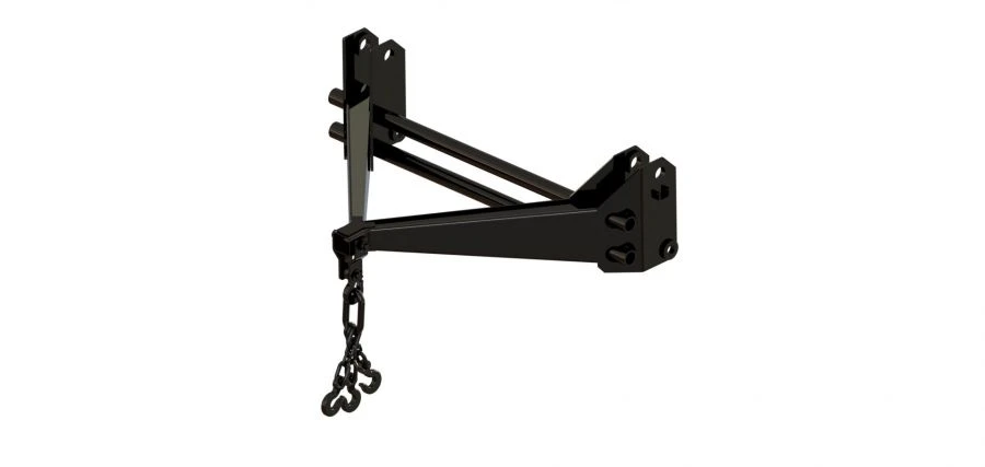 Replacement working device for the SNU-550 universal mounted loader-loader: lifting device SNU-550-8.