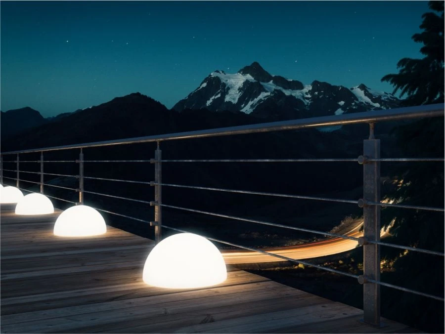 Luminaire SEMISPHERE_F (E27) 80 IP65 3000K