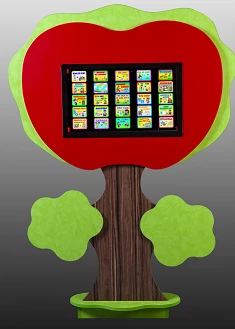 Interactive educational wall panel "Apple" from the "Kiselkoe Tsarstvo" series
