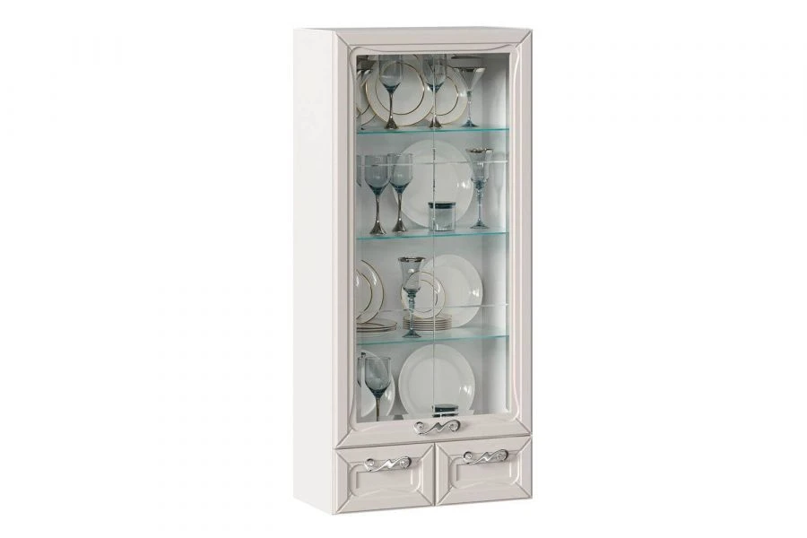 Bianca LD.271790.000 Front set of doors cabinet with display case 600