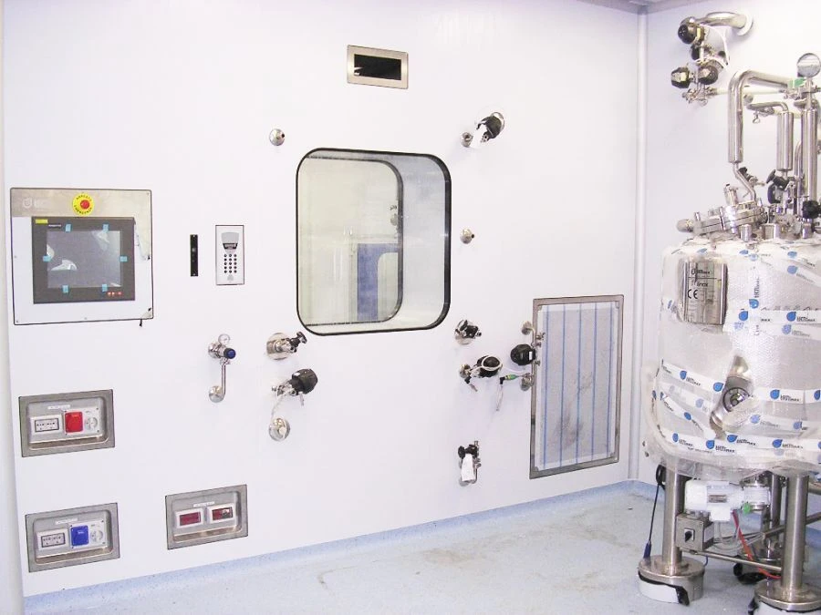Sealed X-ray windows (translucent panel) for clean rooms of XRPFG type