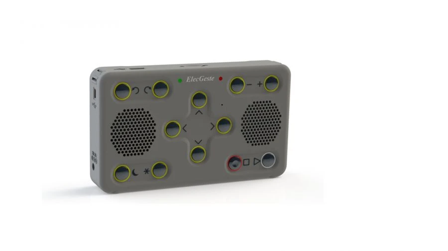 Special device for reading "talking books" on flash cards ElecGeste DTBP-301 Tifloflash player