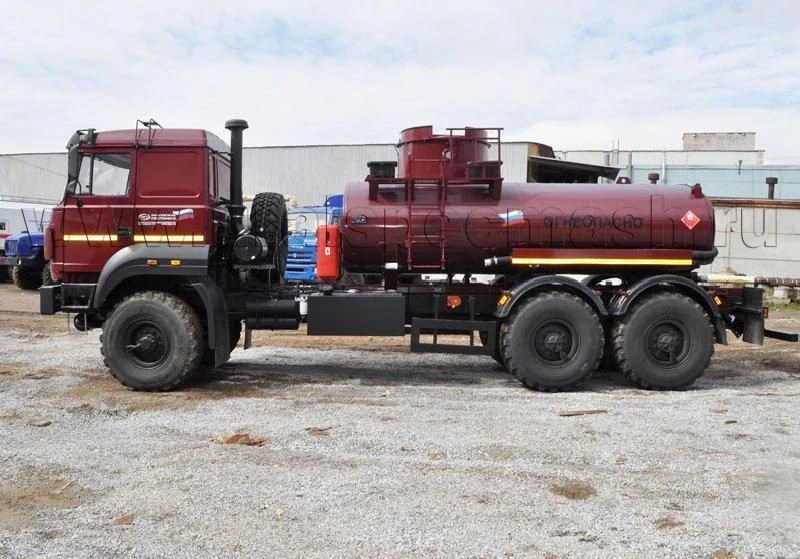 Oilfield tank truck, UZST brand, type UZST02, modification 6619H-16 on Ural 4320-78, 4320-80, 4320-82 chassis.