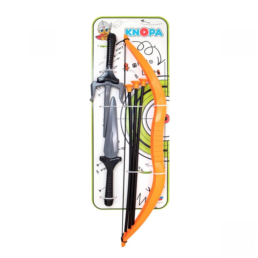 Ninja weapon set dagger, sai, bow, 3 arrows KNOPA 1/17