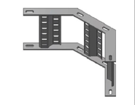 Vertical swivelling cable ladder for cable ladders type 1, type 2 and type 5 (PV-CLU)