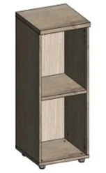 Low narrow shelving unit KS.SU-12.06