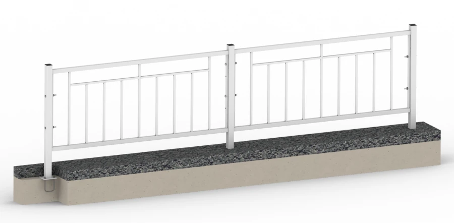 Pedestrian restraining and limiting fences