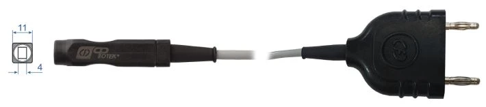 Cables with bipolar instruments (tweezers) holder