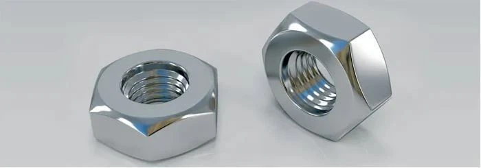 Hexagonal nuts with metric coarse and fine thread DIN 934:1987 size M14 - M20