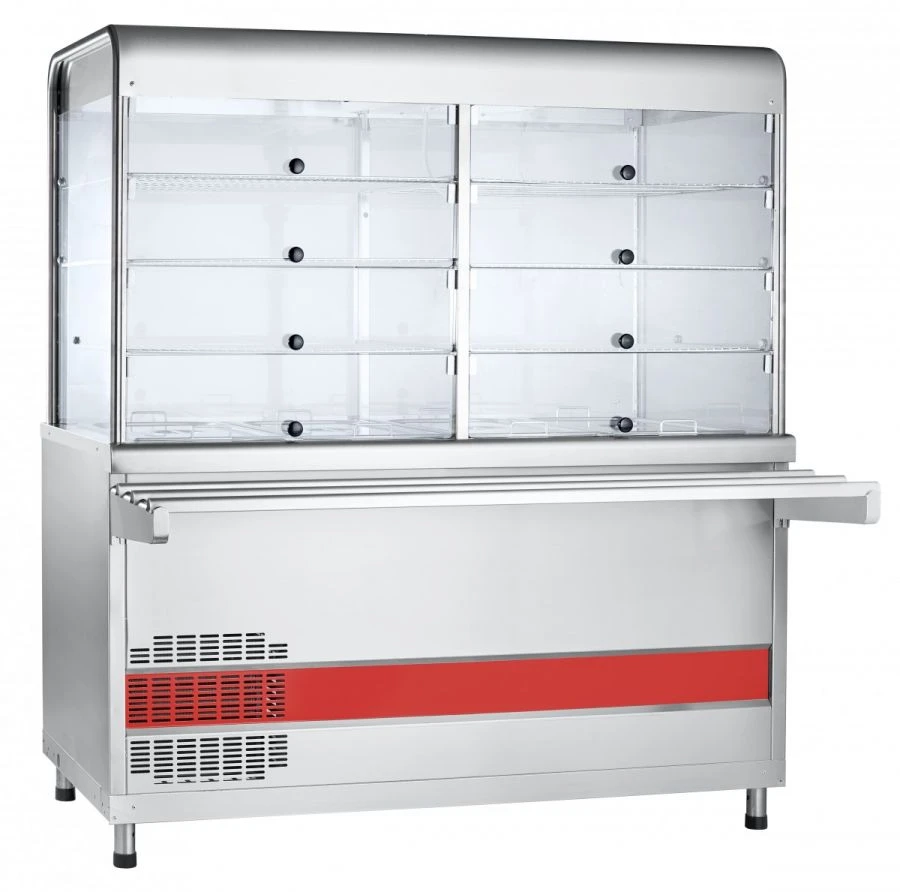 Refrigerated high-temperature display counter with neutral cabinet ???(?)-70??-?-03-??