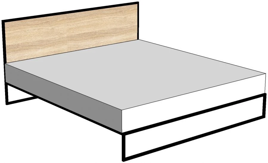 KIOTO Double bed Art. KKR4