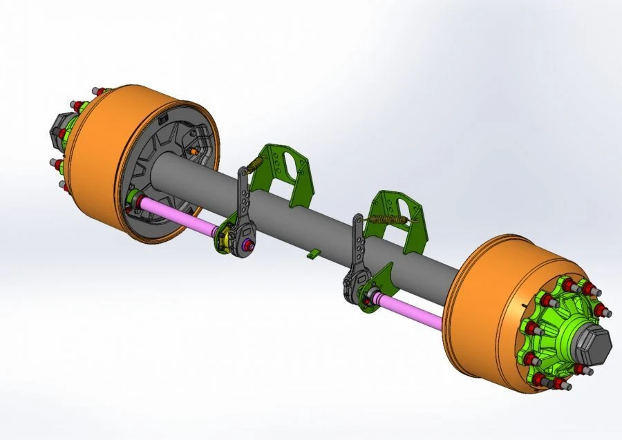 Axle assembly AXL-01-AFS-00 (for axle assemblies from 29.20.30.110, from 28.30.93)