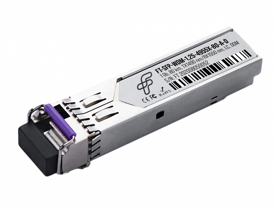 FT-SFP-WDM-1.25-4955X-120-A-D Optical Transceiver (Transceiver)