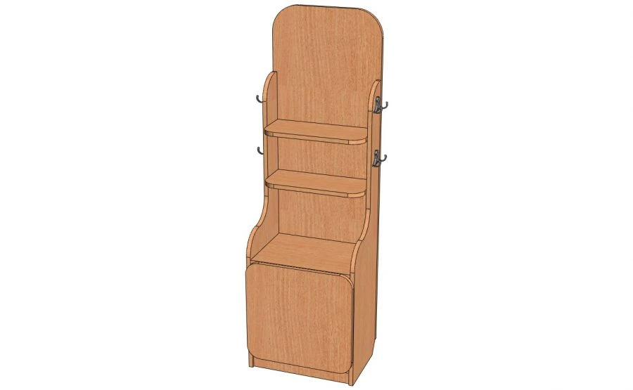 Shelving unit "Duty Corner-2". Model: UD-2
