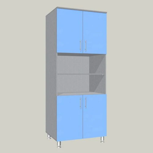 General-purpose cupboard with two open shelves model MSH-3
