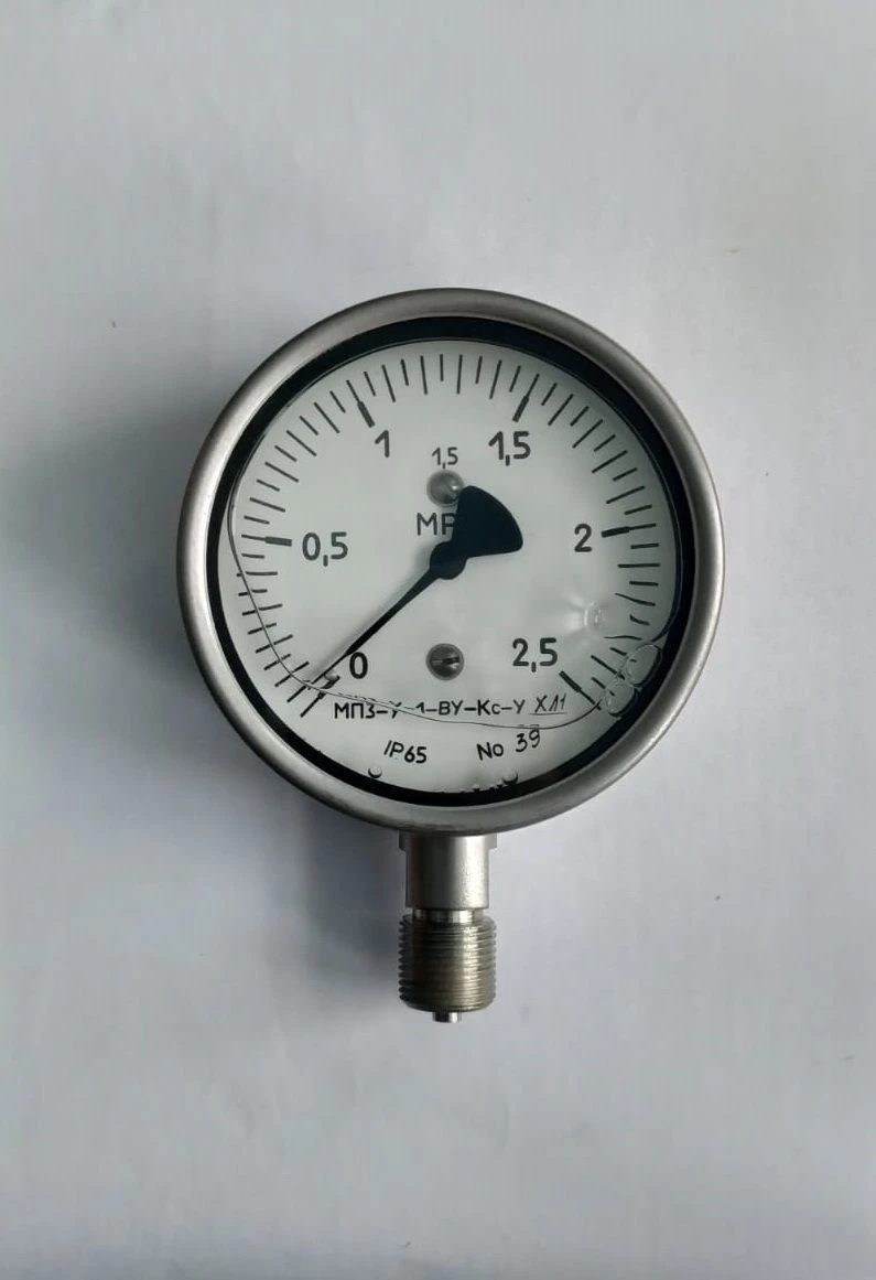 Indicating pressure gauge MP3-U-1-VU-Ks