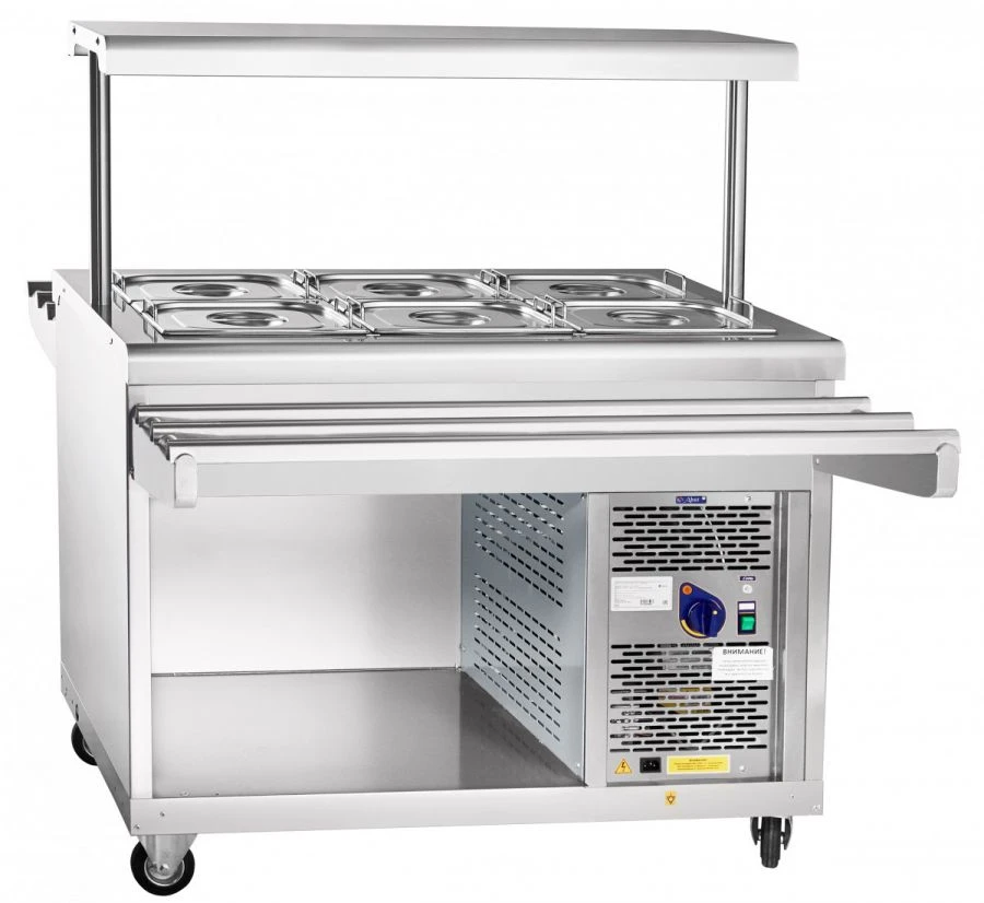 Refrigerated high-temperature display counter with neutral cabinet ???(?)-70??-??