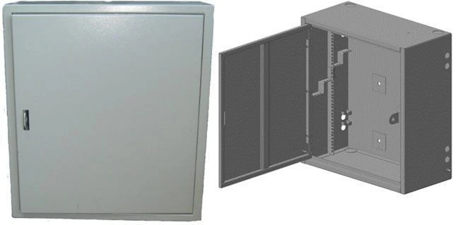Reinforced wall-mounted distribution cabinet SHRNu-4U-4U-300-TTK
