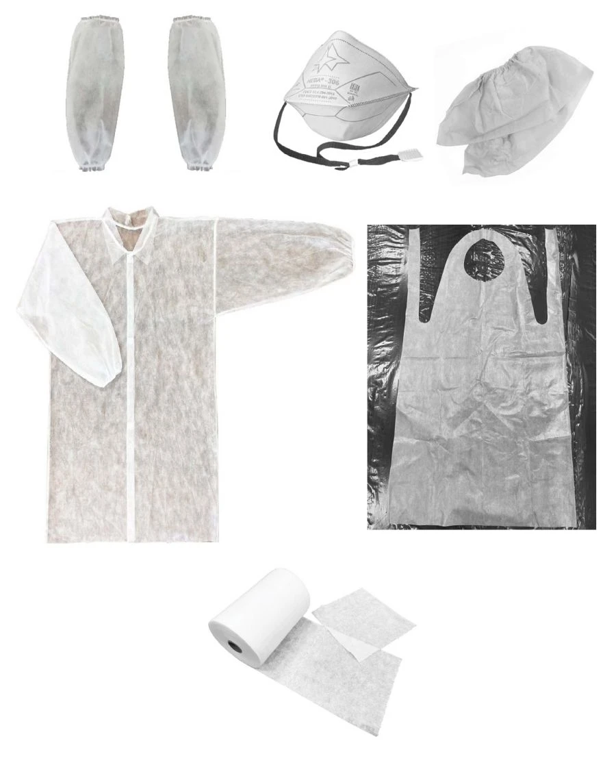 Set of disposable non-sterile protective clothing according to TU 32.50.50-001-0146314670-2023, variant ?3