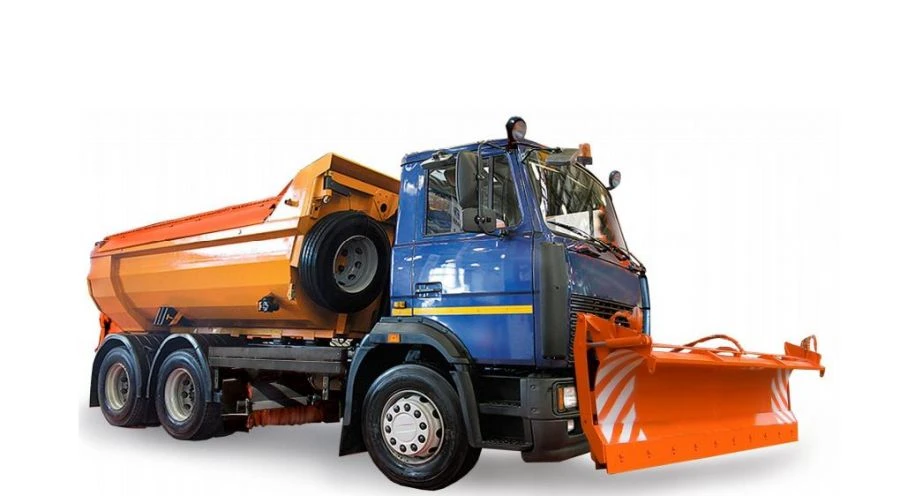 Universal road machine SDK-5516 on the basis of vehicle MAZ 59365H is manufactured on the basis of chassis TC 551626.