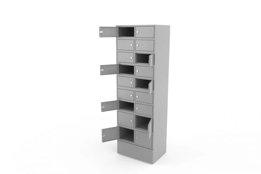 Cabinets of subscriber series SHA (height - 1500-2500 mm, width - 200-1200 mm, depth - 300-700 mm)
