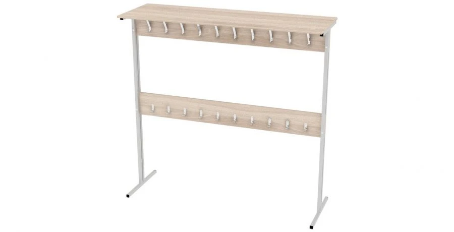 Double-sided floor hanger for 40 seats 1660x550x1600mm (WxHxH)