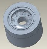 Hardware support, housing, top, S8000N, 1.00 inch shaft, type ARZ, Niresist, V2 / BRG HSG: TOP, S8000N, 1.00, ARZ, NI-RST, V2 ar