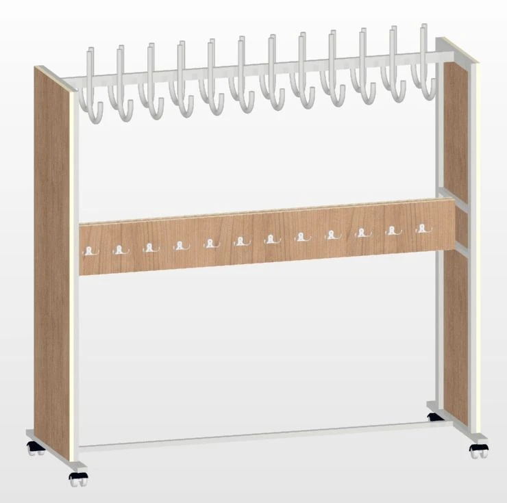 Mobile wardrobe coat rack Art. no. U.10.07