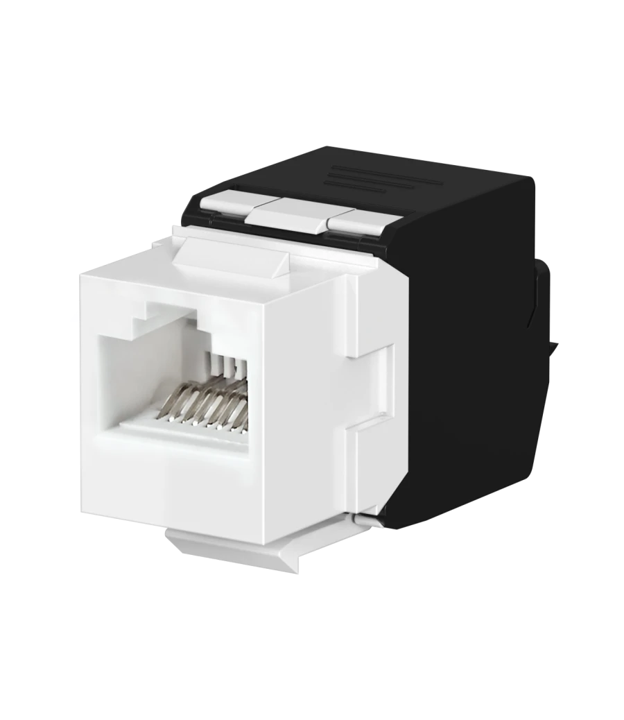 CADUCEUS ALING Experience Keystone RJ45 8P8C cat.6A UTP module, white, art. no. 74317 74307