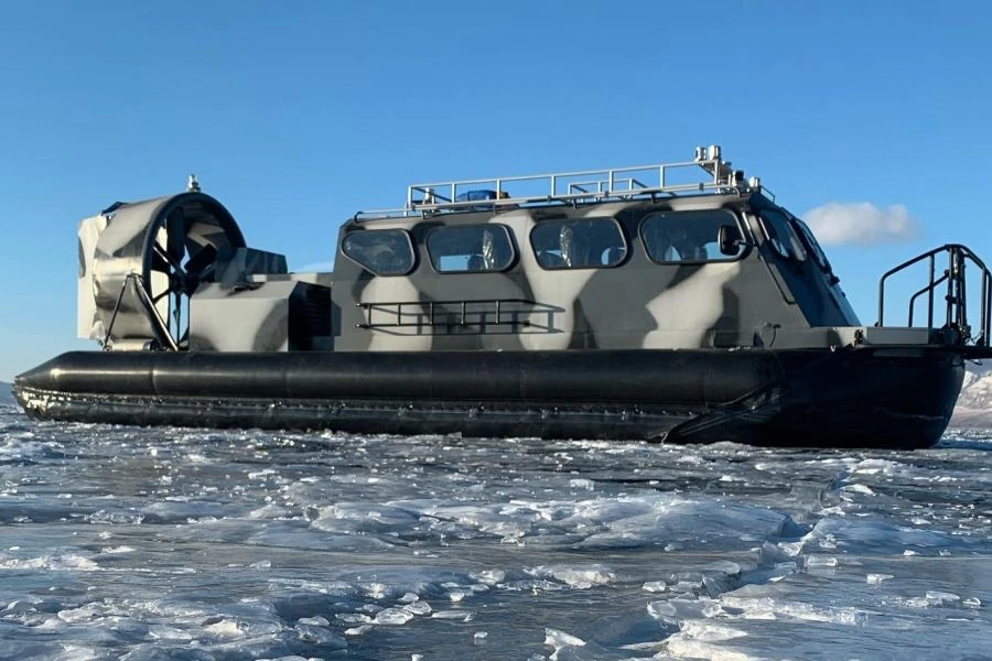 Set of flexible fencing for hovercraft of "Sputnik 12" project
