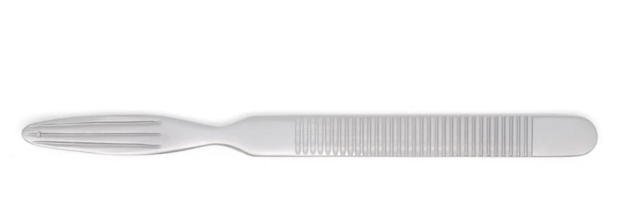 Surgical goitre probe with 1,5 mm opening, length 153 mm