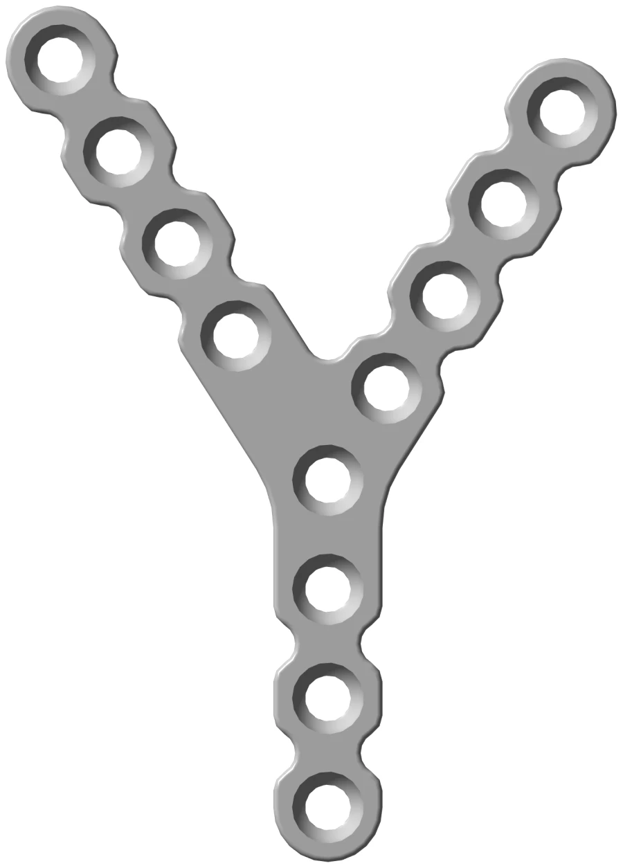 Y-plate (left, right) (length 59...139mm)